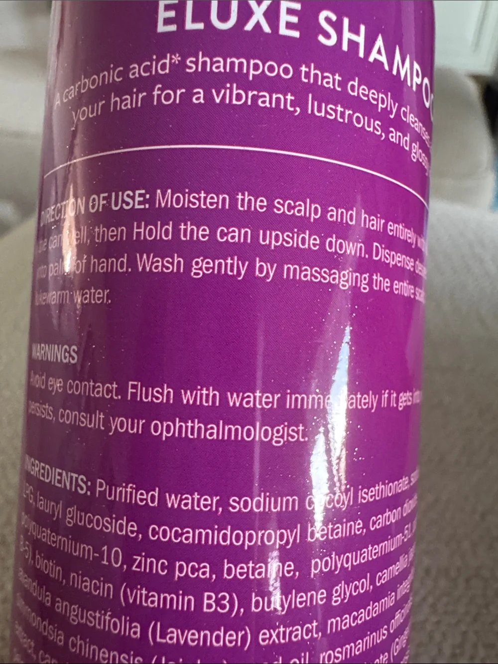 ELUXE Sparkling Shampoo - Full Size NEW